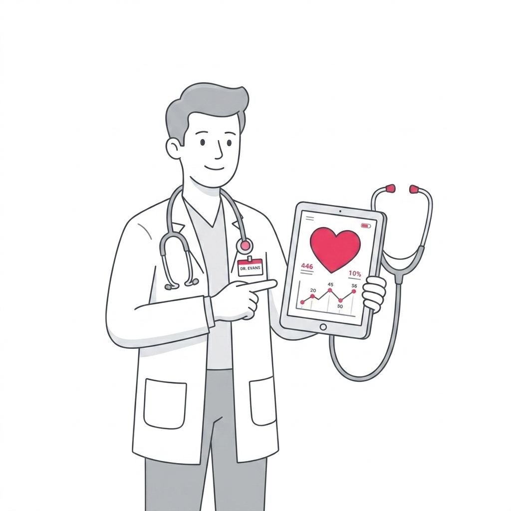 Healthcare Case Study Illustration
