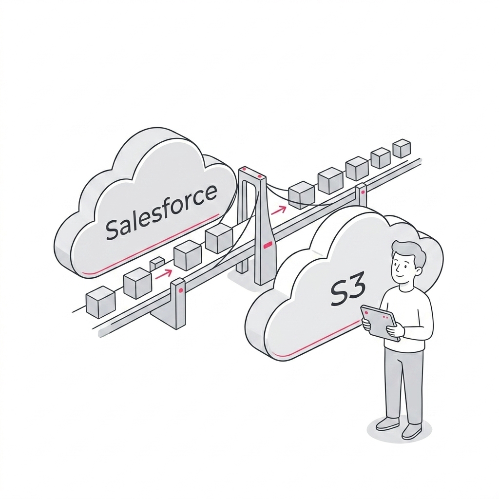 Cloud Storage AWS S3 Illustration