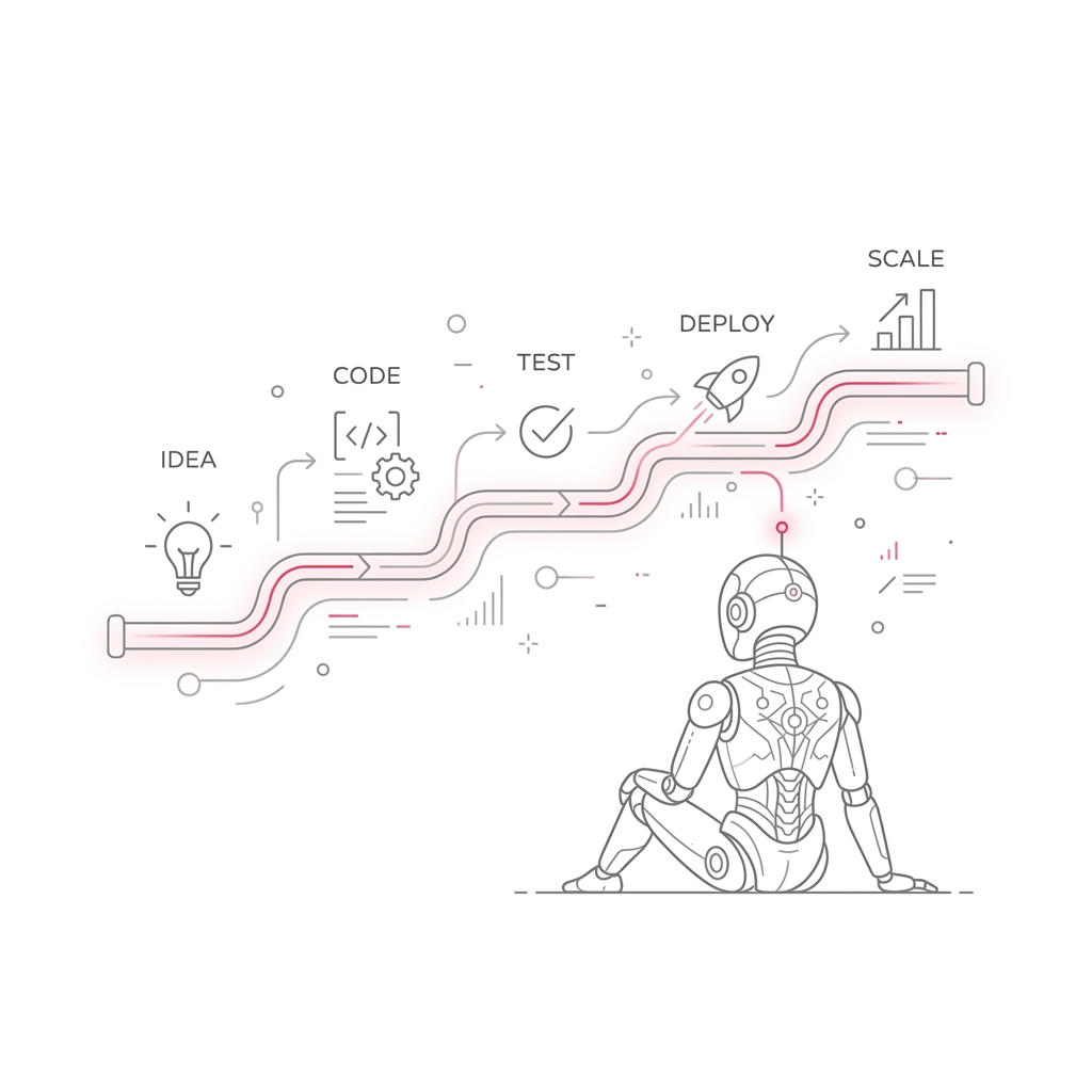 YuniQ AI Robot Sitting and Watching Stages